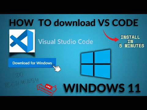 How Install Visual Studio Code on Windows 11 (VS Code)