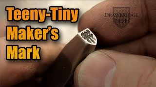 Making a Maker's Mark - How to make a blacksmith's touch stamp