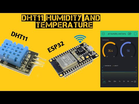 DHT11 HUMIDITY AND TEMPERATURE SENSOR WITH ESP32 AND BLYNK|#DHT11|#BLYNK