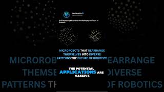 The Future of Robotics Is Microscopic and Self-Organizing