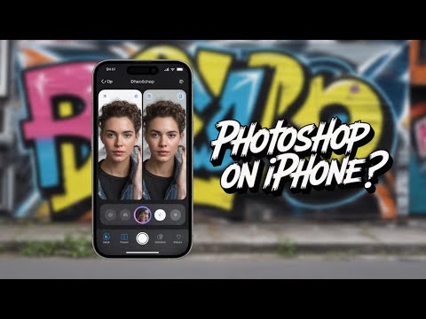 Photoshop on iPhone? 😱 Full App Review + Real Editing Test!