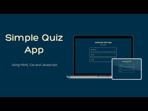 A Simple Javascript Quiz App