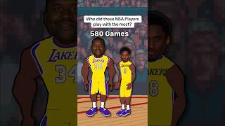 Who did these NBA Players Play with the most?  #nba