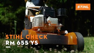 STIHL Check: Benzin-Rasenmäher RM 655 YS mit hydrostatischem Antrieb