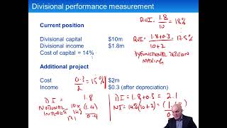 Divisional Performance Measurement - ROI and RI Compared, Annuity Depreciation -  ACCA  (APM)