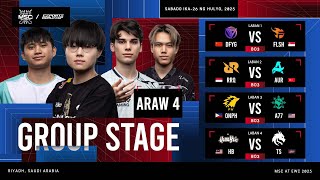 🔴 LIVE | MSC sa EWC 25 | ARAW 4