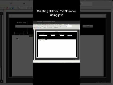 Port Scanner design using java eclipse #tooldesign #java #iha089 #programming #shorts