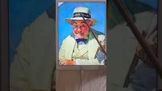 诺曼·洛克威尔——《捕捉大鱼》解析3【乐乐的油画日志】|油画|人物画|大师作品解析 #艺术 #art #人物画 #美术 #插图#插画#图画#肖像画#painting #drawing #绘画#画画#画