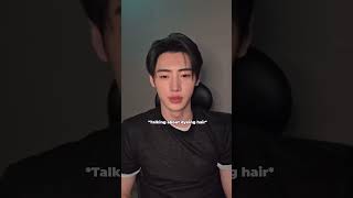 #Heeseung tried so hard to hide his dyed hair, but #Sunghoon accidentally mentioned it on live