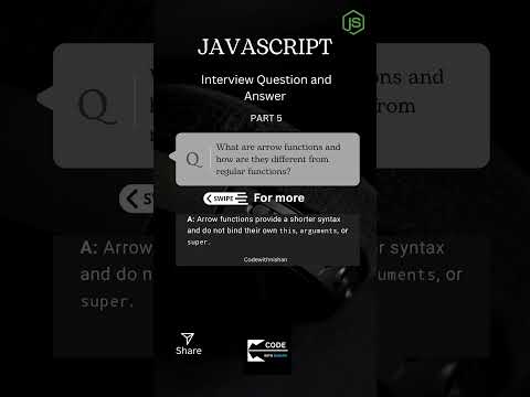 JavaScript Interview Question and Answer Part 5 #javascript #interview