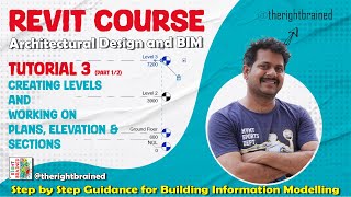 Revit Tutorial for Beginners | Part 3 A: Creating Levels, Plans, Elevations & Sections in Revit 2025