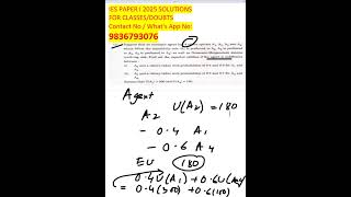 ies paper 1 2025 q9c solution indian economic services answers