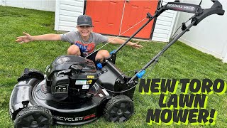 I saved all my lawn mowing money for a new lawn mower!!! #toromower #toro #lawnmower