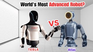 Tesla Optimus VS Boston Dynamics Atlas . World's Most Advanced Robot?