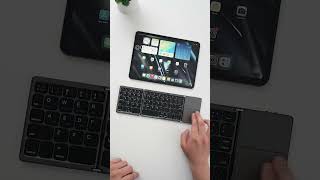 Foldable Bluetooth Keyboard with Touchpad | Portable & Rechargeable #FoldableKeyboard #smartgadgets