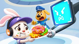Eat Slow, Baby! | Healthy Habits | Safety  Tips | Sheriff Labrador | Kids Cartoon | BabyBus