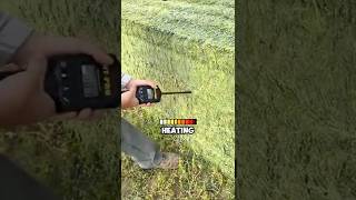 Hay Over 20% Moisture Can Spontaneously Combust 🔥#farming #trendingshorts #fyp
