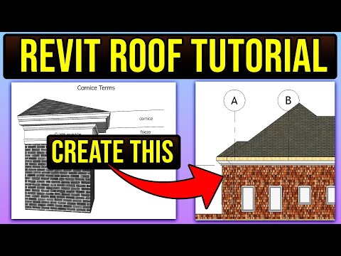 Revit Roof Design with Roof Cornice | Easy Guide For Beginners