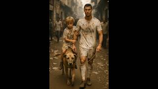 Ronaldo doesn't give up on anyone.#ronaldo #messi #aishort #football