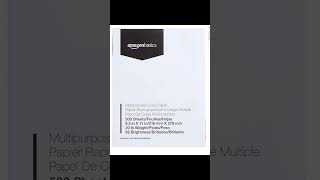 Amazon Basics Multipurpose Copy Printer Paper, 8.5 x 11 inches, 500 Sheets