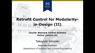 Online Lecture (6) Course: Network Control Systems