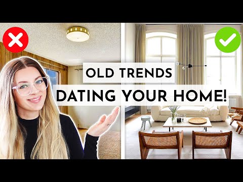 9 COMMON DECORATING TRENDS DATING YOUR HOME (& how to fix them!)