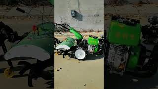 Four wheel drive tiller king #rotary tiller #ditching machine #weeder#cultivator