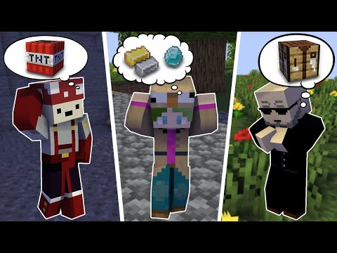 会話禁止の世界で5分後に同じアイテム持って集合せよ【マイクラ】