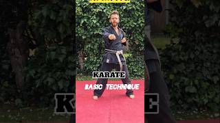 Karate Kihon vs Kumite Technique #karate #kihon #kumite #kyokushin #shotokan #cobrakai #shorts #fyp