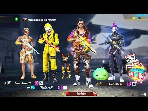 Gyan gaming squad in my rank match 🔥🔥😭🔥🙋