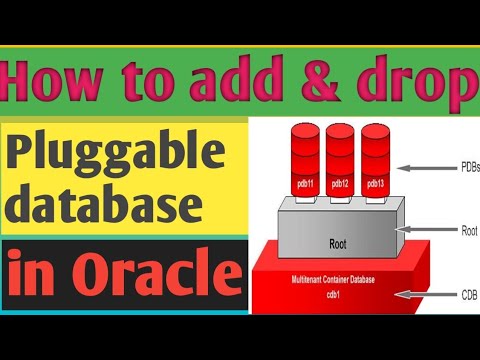How to create and drop PDB database in Oracle