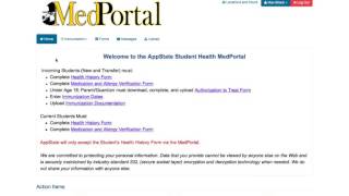 AppState MedPortal: Immunization Entering and Upload Tutorial