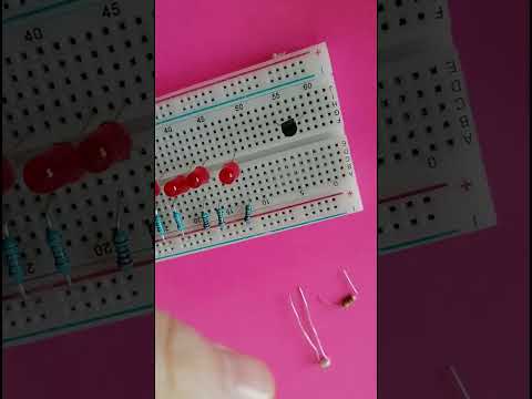 Automatic Night Lamp With BC547 Transistor #shortsvideo #challenge #maker #electronic #electroboom