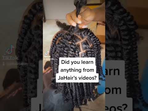 Simple tutorial  showing how to install passion twist braids using these 2 rubber band methods.