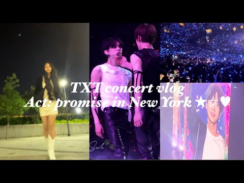 TXT ACT: PROMISE CONCERT VLOG IN NEW YORK ✨