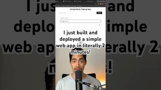 I just built and deployed a simple web app in literally 2 minutes!