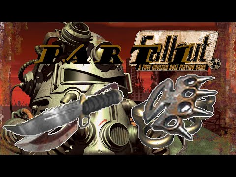 Fallout 1997 with Only Knives and Knuckles - Part 1