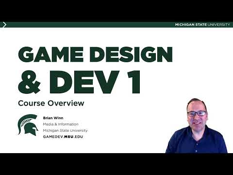 Ep 1 - Course Overview: Game Design and Development 1 | 2D Shooter