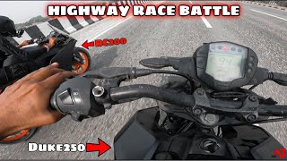 Ktm Rc200 Vs Duke250 Drag Race | Top End