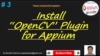Appium Visual Testing -3 : Install "OpenCV" Plugin for Appium: A Step-by-Step Guide