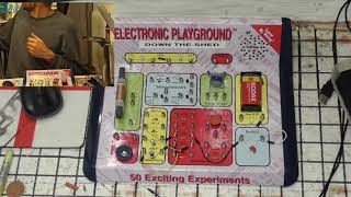 Slow light bulb Project #7  elenco 50-1 electronic playground -  DOWN THE SHED WITH JASON