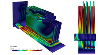 Heat Sink Test Case-1 w/OpenFOAM