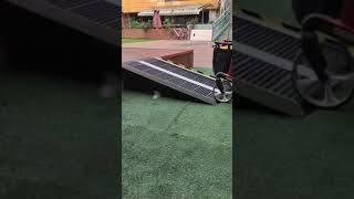 折りたたみアルミスロープ 耐荷重300kg  長さ61cm-152cm #スロープ #段差解消 #車椅子 #階段