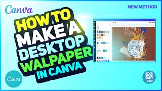 How to Make a Desktop Wallpaper in Canva 2025| Step-by-Step Tutorial