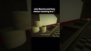Bonnie and foxy always teaming😭#shorts#fyp #fypシ゚viral #roblox #fnaf #horror #scary #funny #memes
