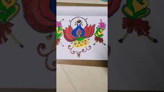 Colourful Bird's drawing #art #indianmythology #adobephotoshoptutorial