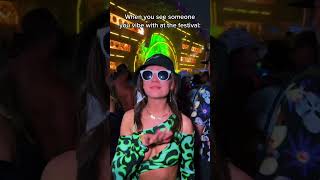 When you vibe with someone at the rave 😎 #edm #edmfamily #ravers