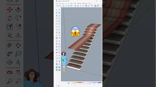 How to create a Stair carpet in Sketchup using the JHS PowerBar and fredo6 jointpush pull plugin!