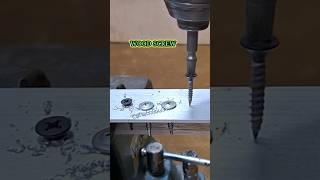 Self Drilling Screw Vs. Wood Screw | Amazing Comparison #diy #youtubeshorts #tips #shorts