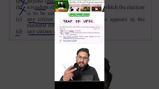 Trap of UPSC 😳🚫 #upsc #ias  #civilserviceexam #iaseconomic #upscexam #polity #pre2025 #prelims2025